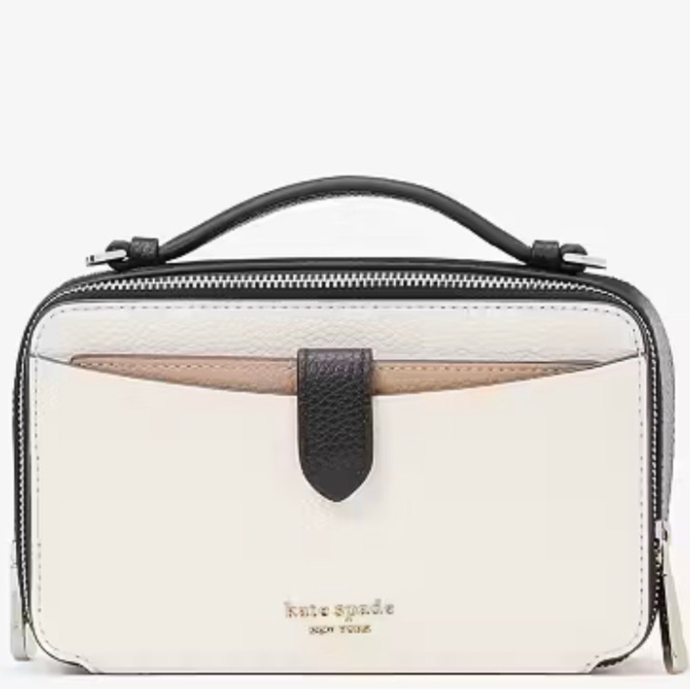 Hudson Colorblocked Double-zip Crossbody KA467